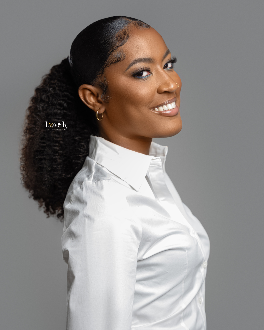 Wrap around ponytail ( Double drawn)