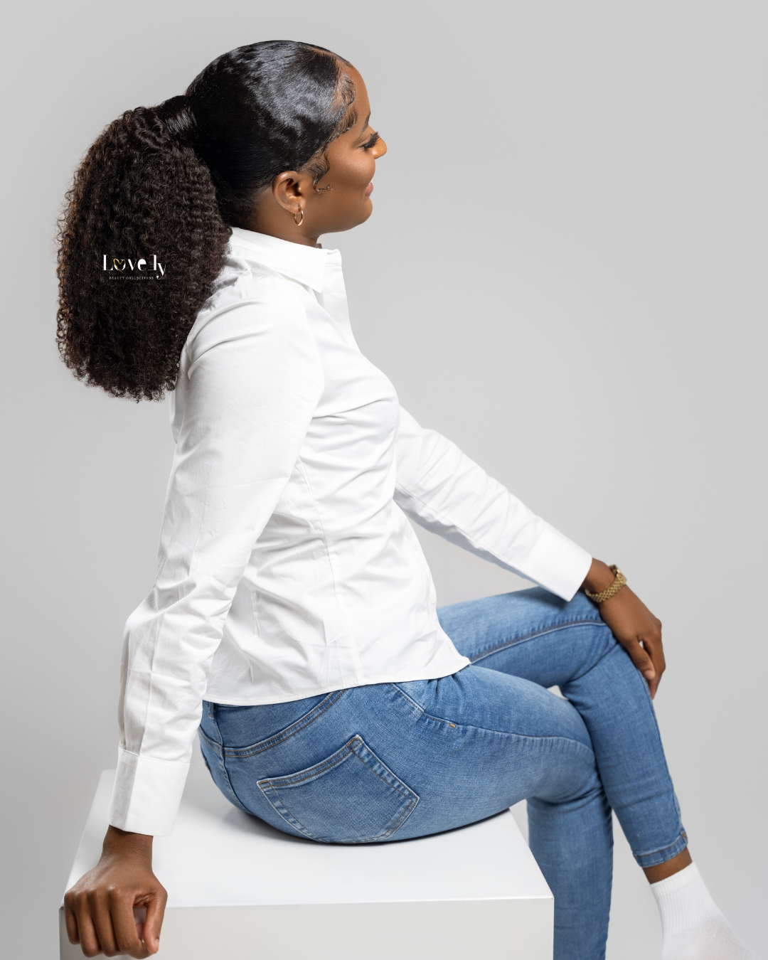 Wrap around ponytail ( Double drawn) - Image 2