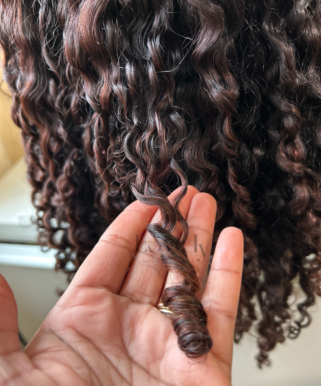 2*6 Glue less wig Chocolate Red copper - Image 3