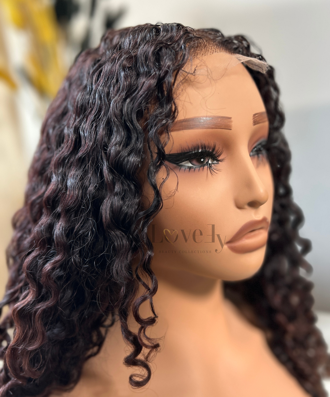 2*6 Glue less wig Chocolate Red copper - Image 4