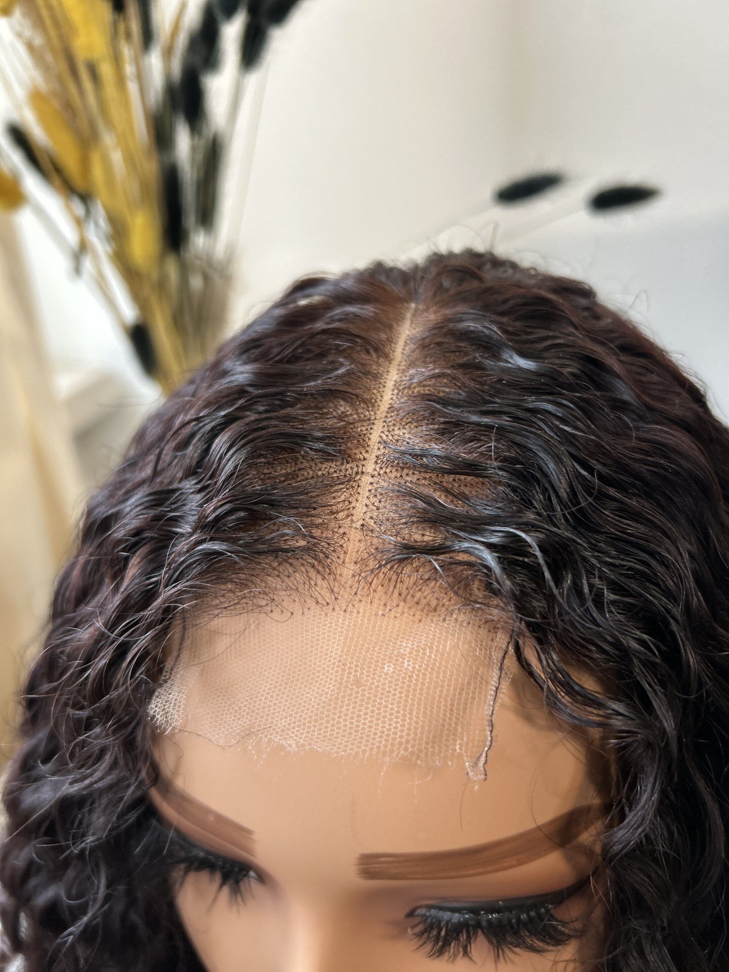 2*6 Glue less wig Chocolate Red copper - Image 6